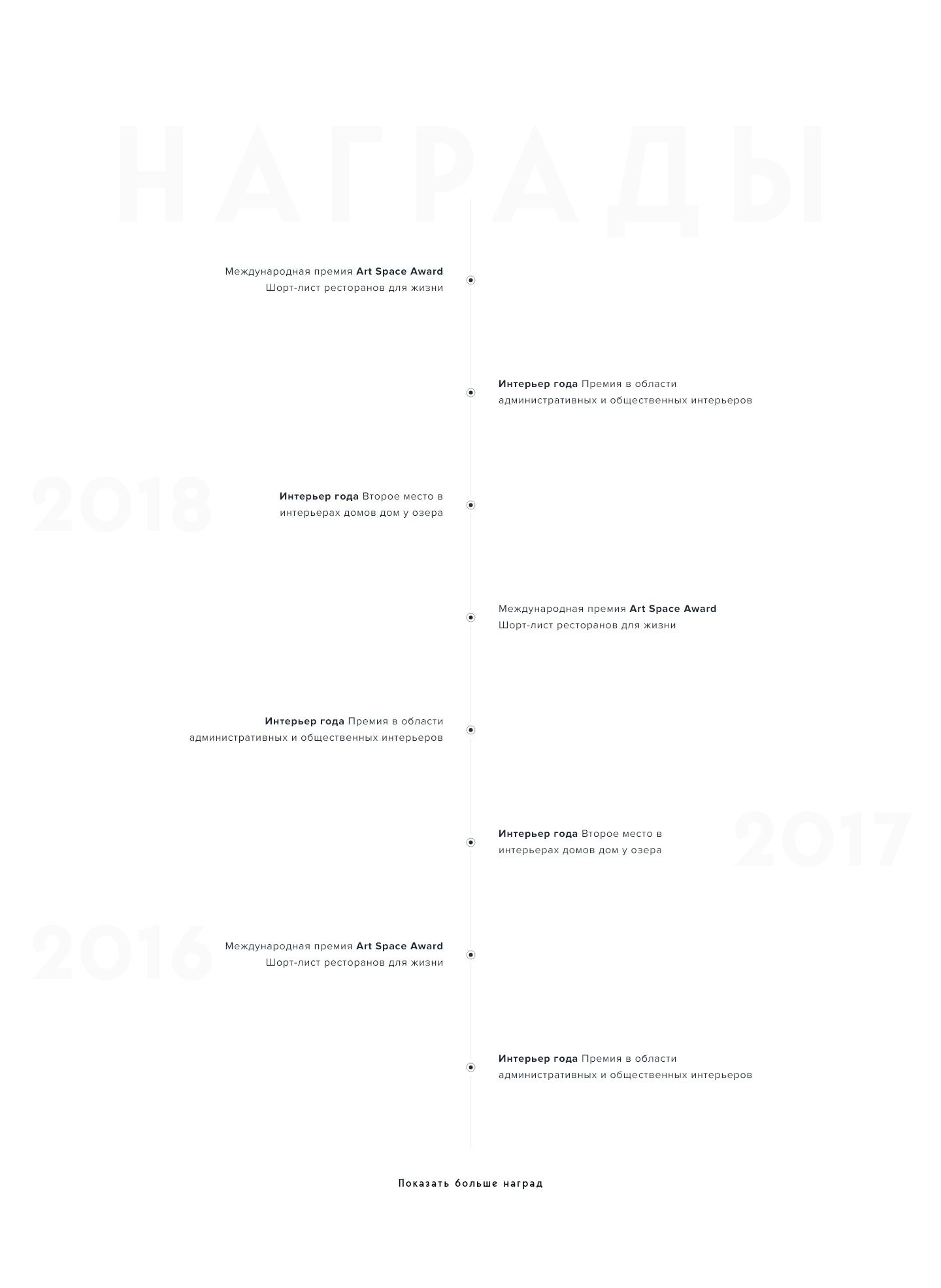 Interactive website design — about page 2