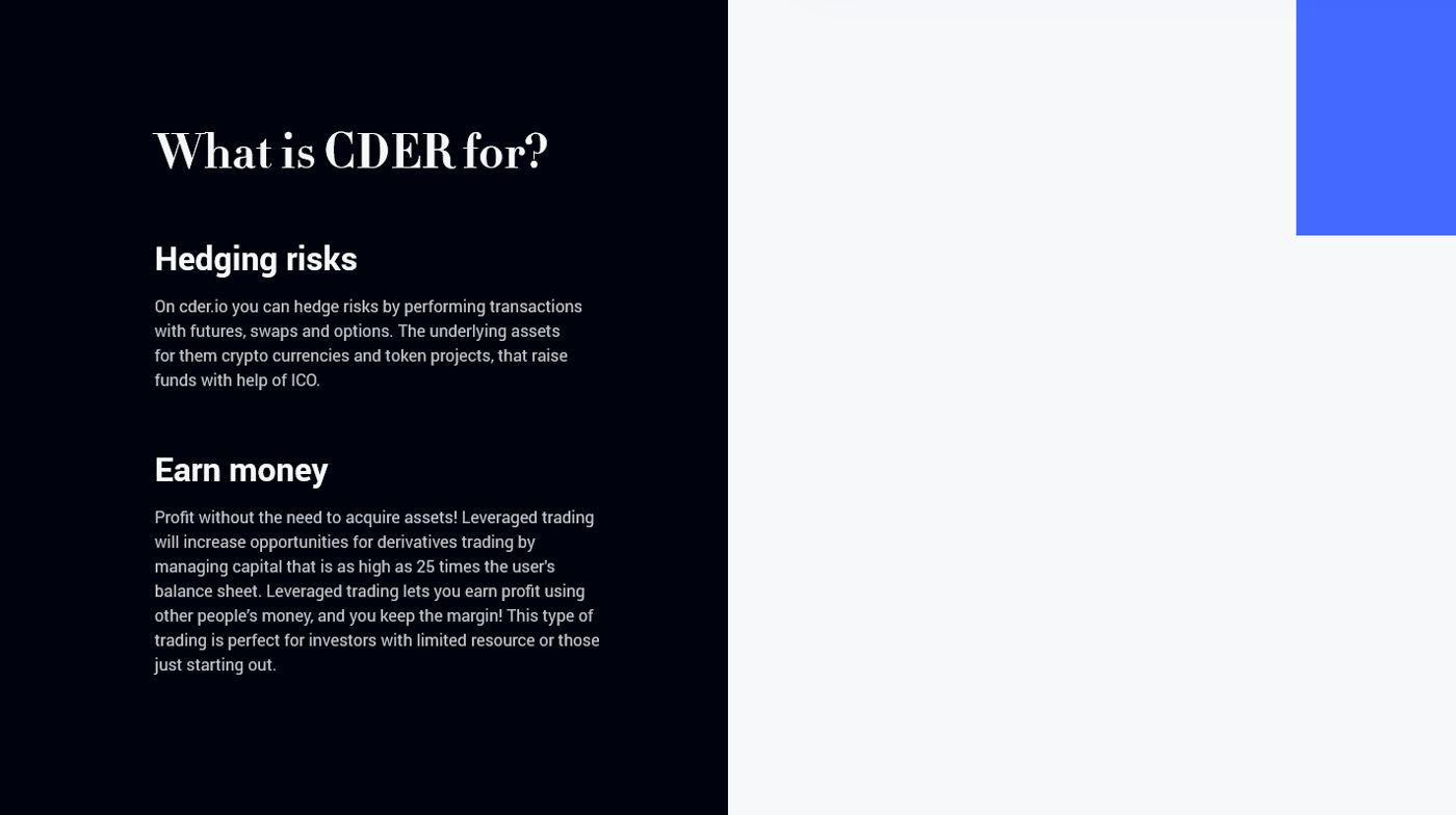 Responsive website markup with animation