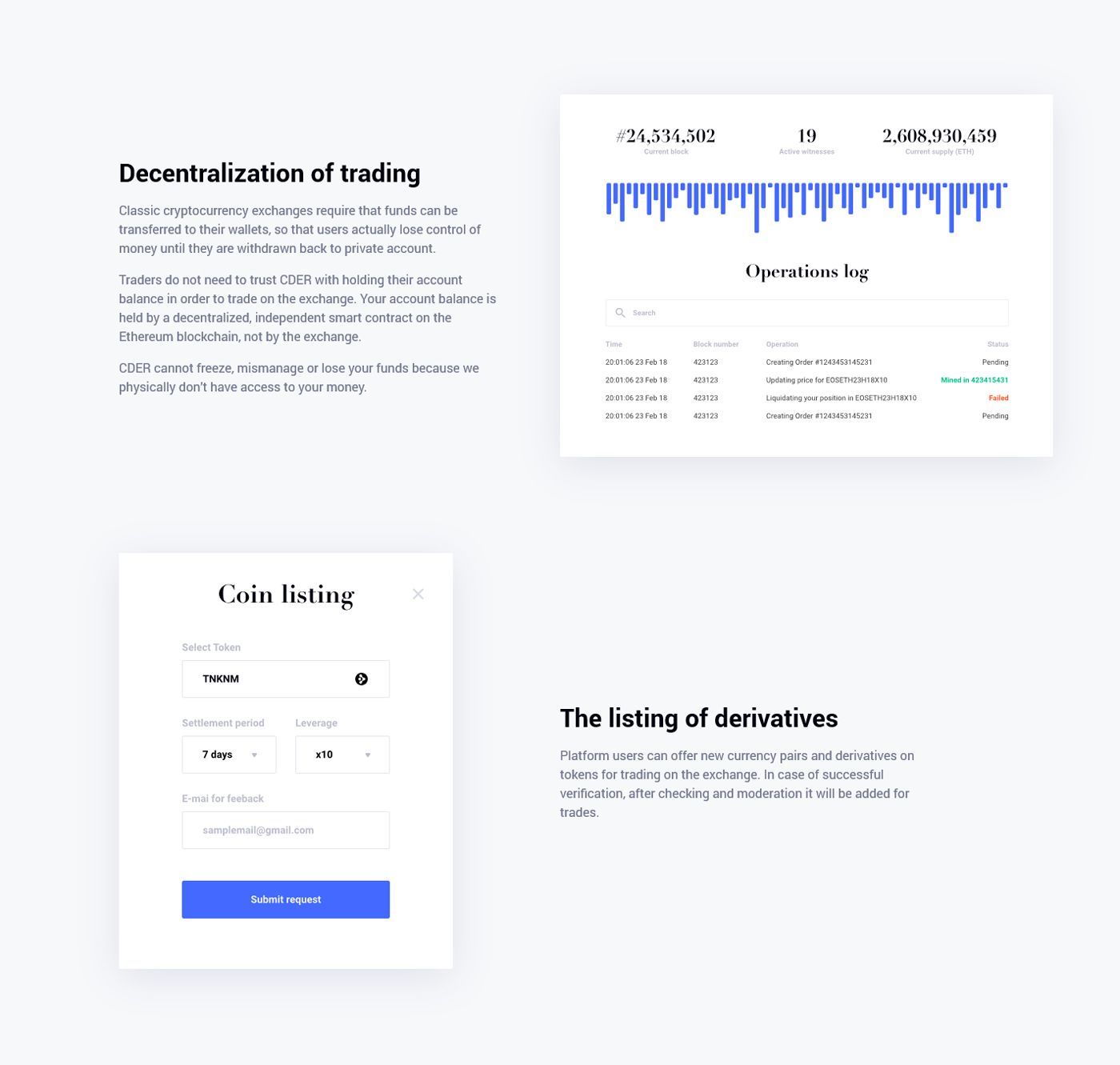 Responsive website markup with animation